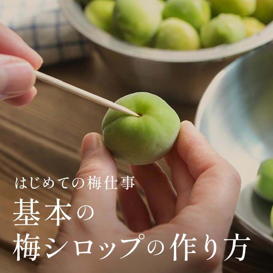 はじめての梅仕事 基本の梅シロップの作り方