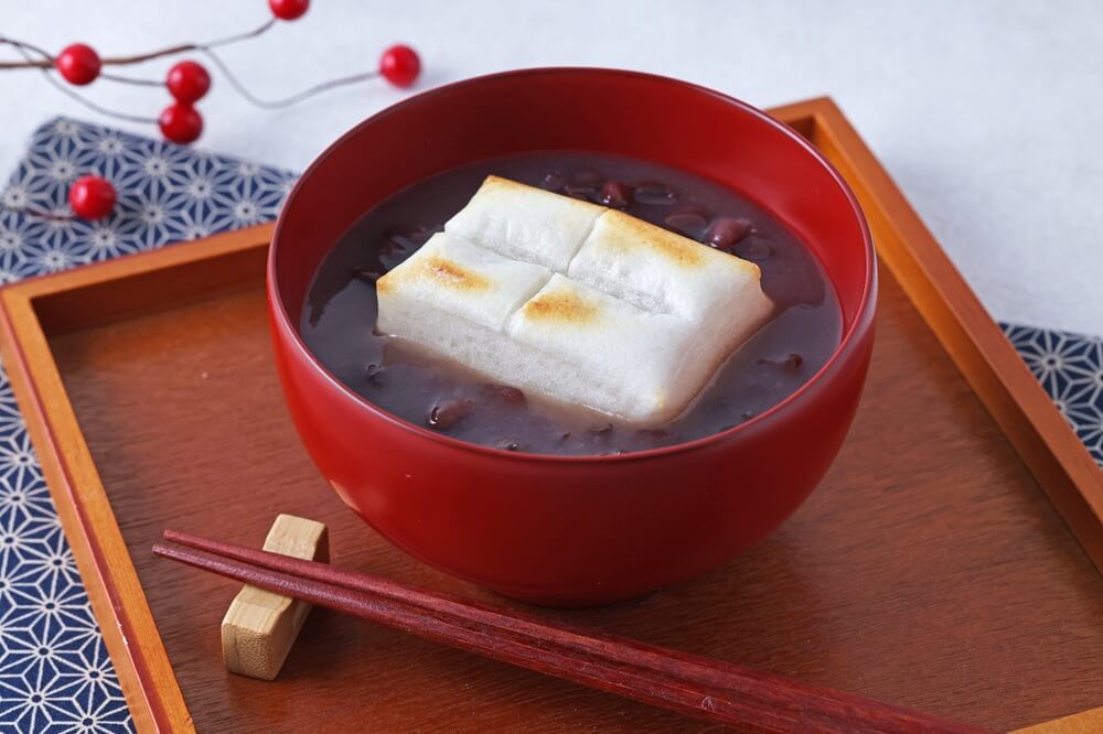 おもちを美味しく食べる あんこ