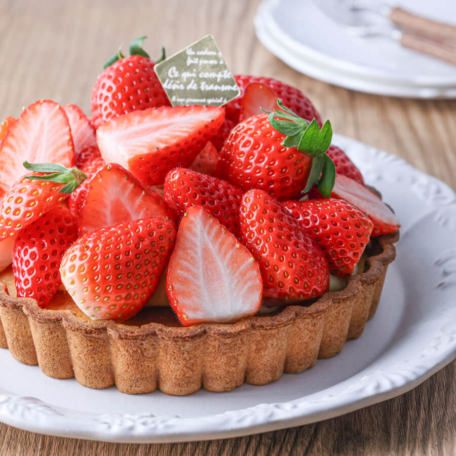 便利商品でつくる 簡単いちごタルト