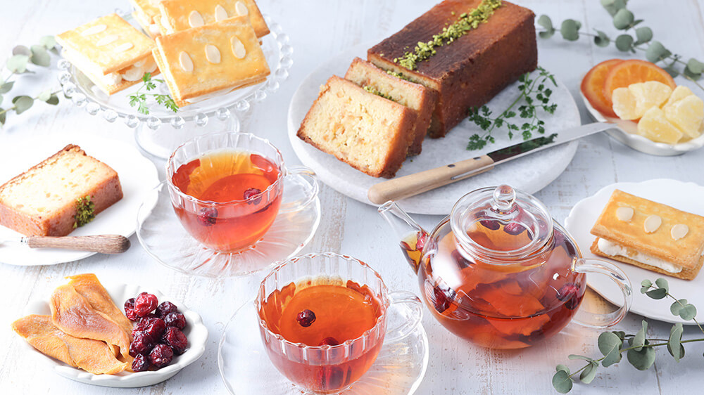 ティータイムのお供に紅茶&フルーツ