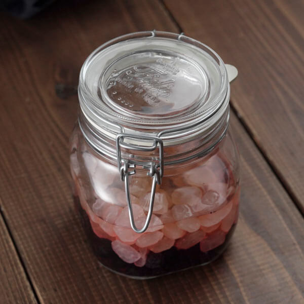 冷凍ブルーベリーで作る爽やかブルーベリー酢の作り方