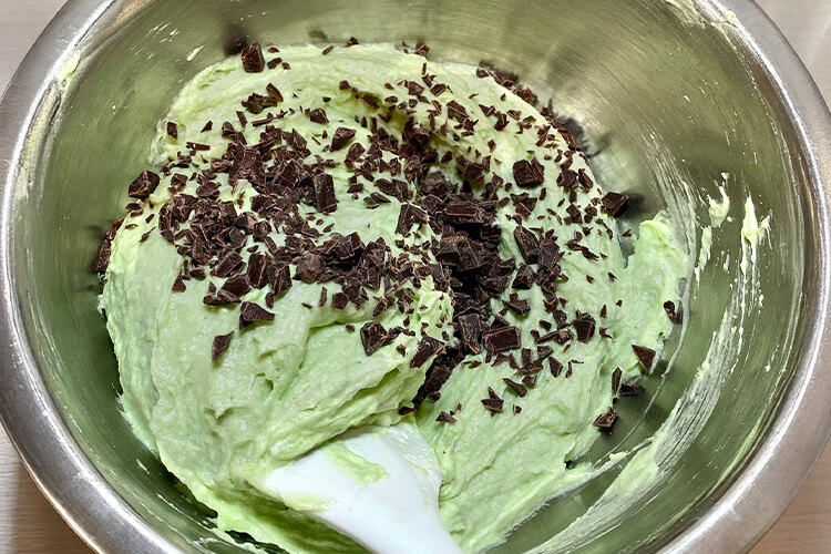 刻んだチョコレート
