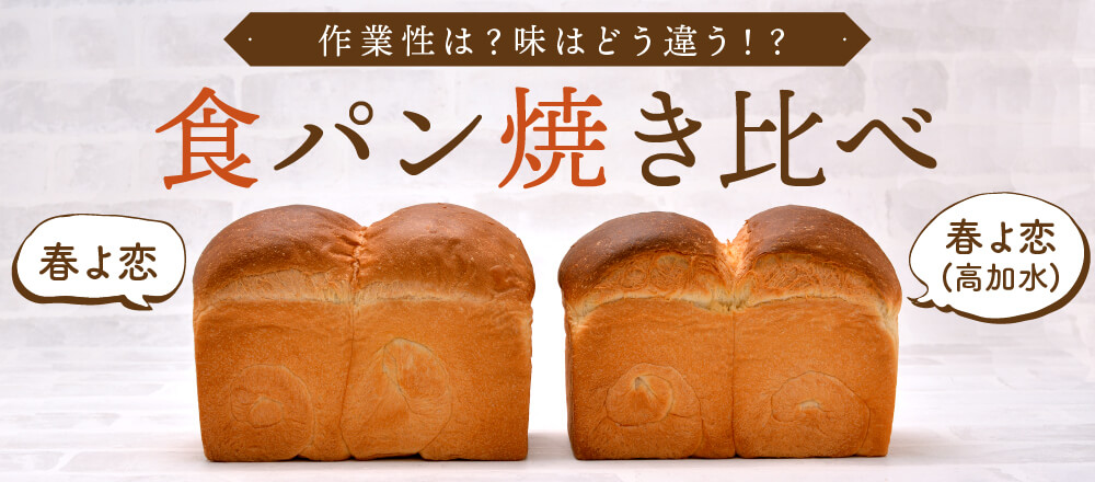 作業性は?味はどう違う?!食パン焼き比べ