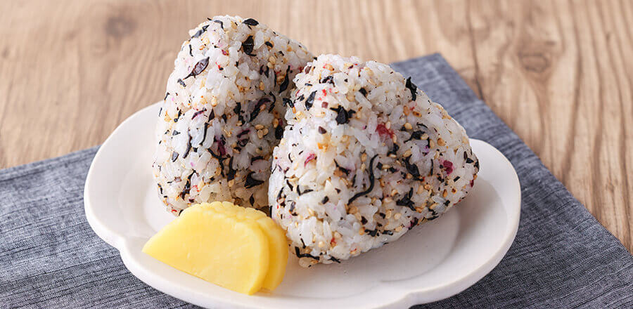 混ぜご飯の素でも!贅沢おにぎり