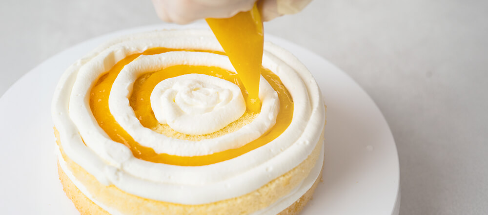 フルーツピューレを使えば断面も華やかに