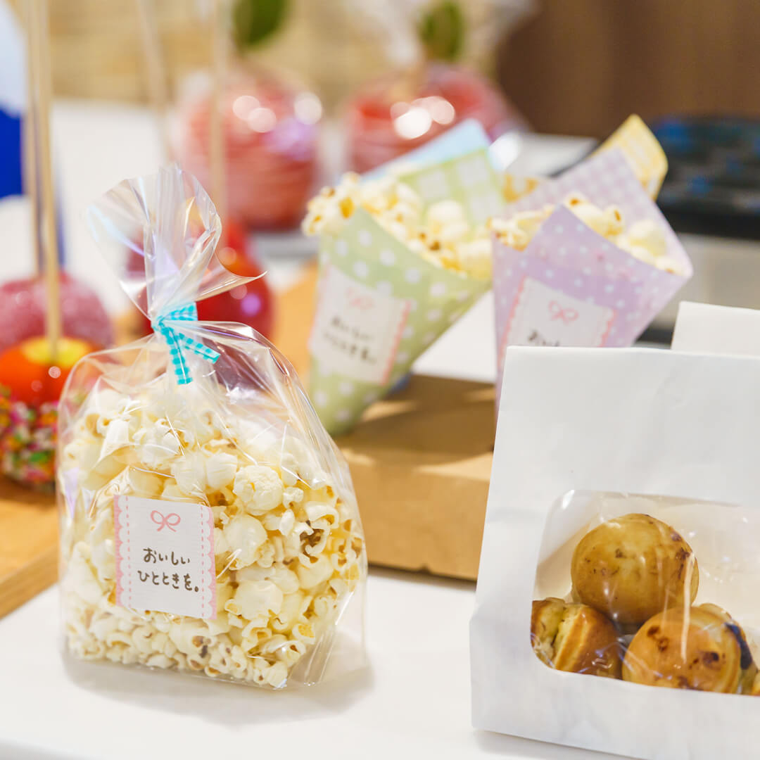 ラッピングを工夫してお店みたいに